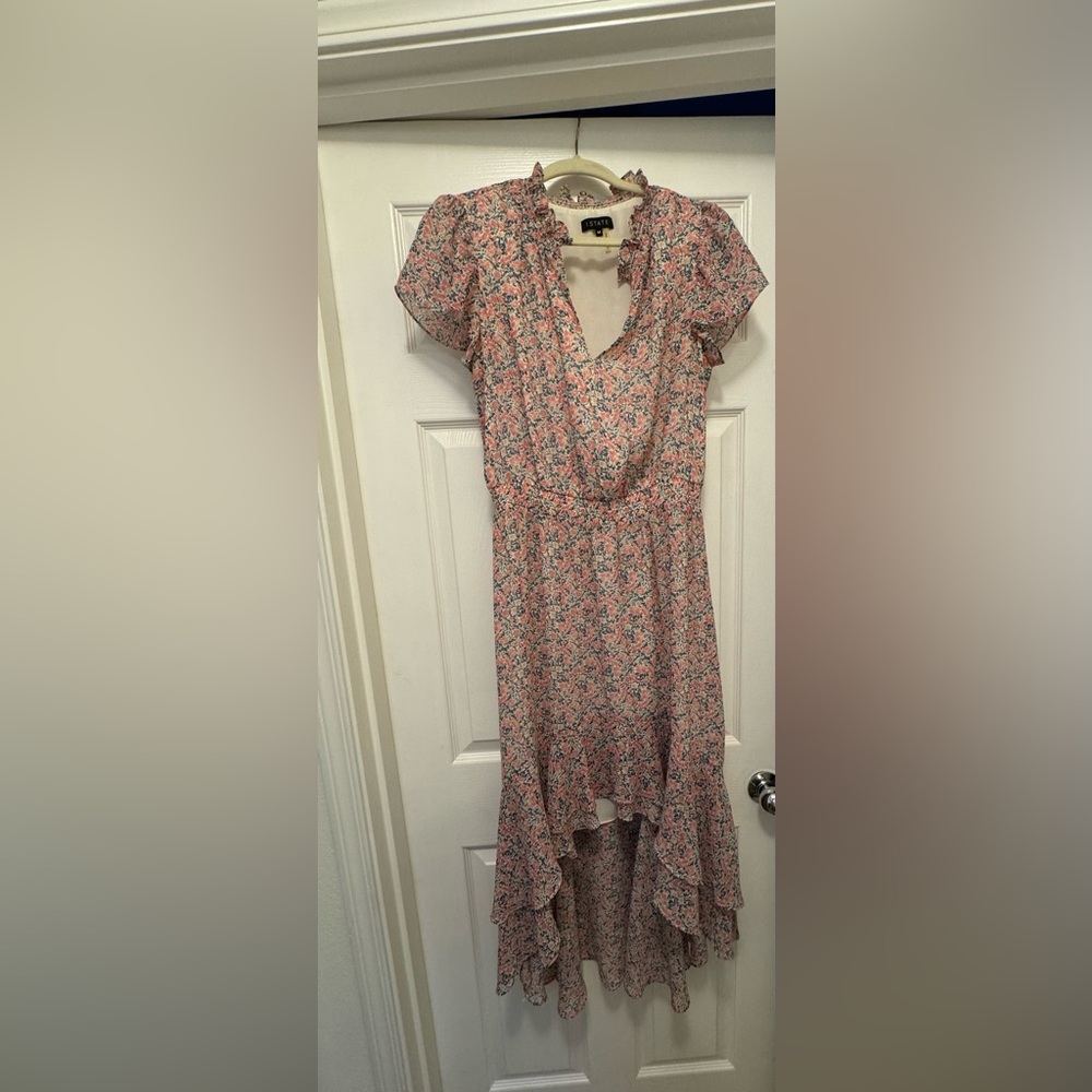 Floral 1State Ruffle Dress